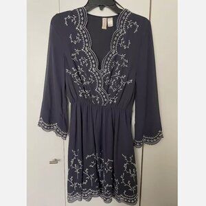 Divided Boho Embroidered Dress Size S / 4